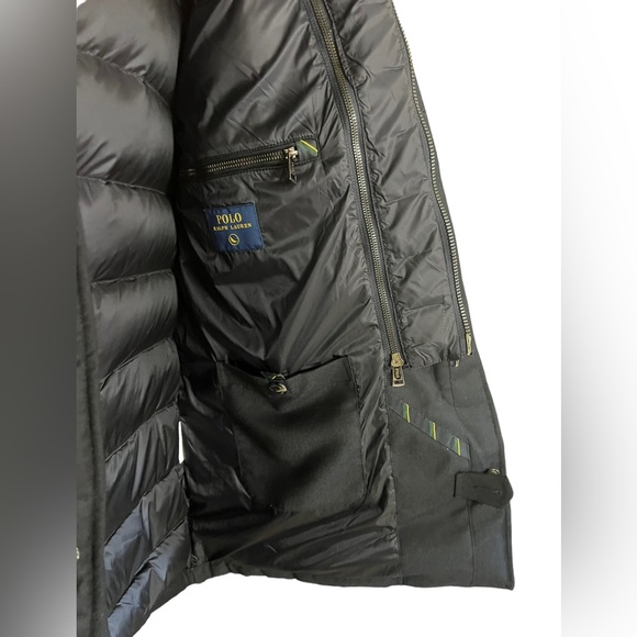 SOLD NWOT Polo Ralph Lauren Navy Down Quilted Puffer Coat Mens size M - Picture 7 of 14